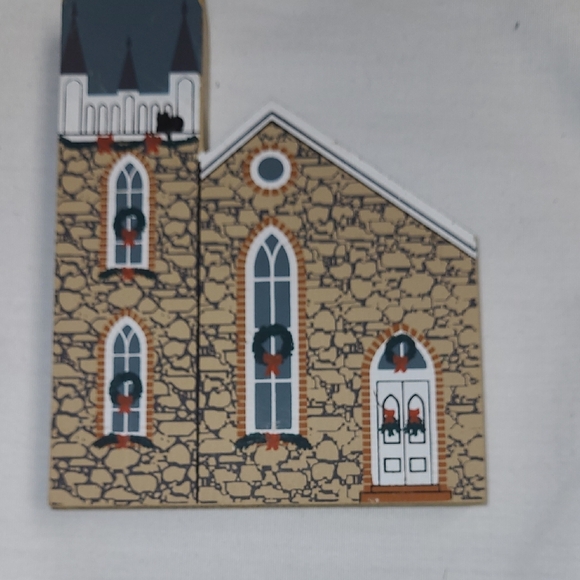 The Cat's Meow Decorative Wooden Shelf Sitter Set Of 4 Vintage Historical - Picture 4 of 13